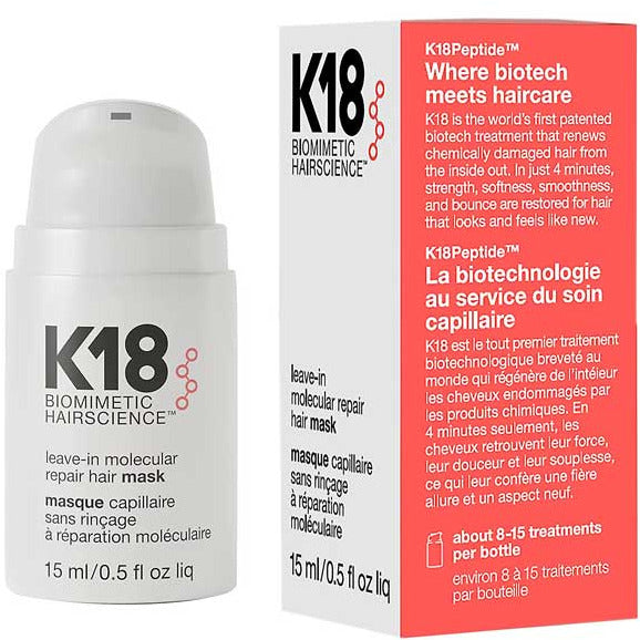 K18 Molecular Hair Mask 15 ml